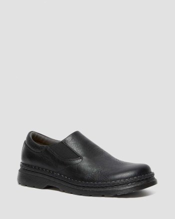 Dr Martens Orson Leather Slip On Panske Čierne | 0528-TFKAE